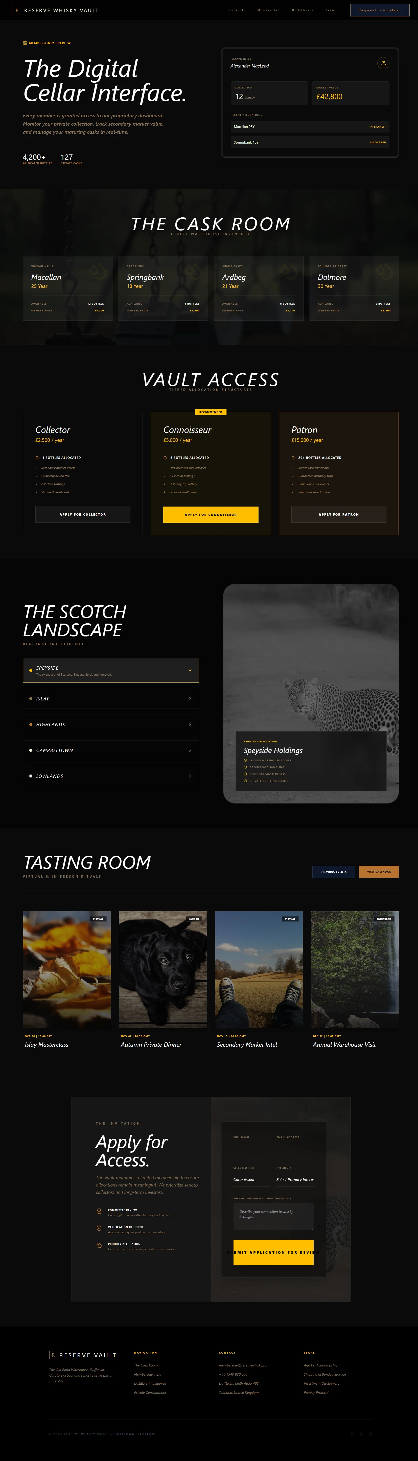 Reserve Whisky Vault